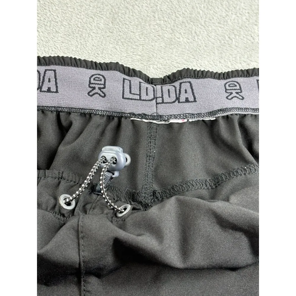 AK Hiking Windbreaker Capri Pants Black Bungie Leggs 35"w 21"L Size M - Image 3