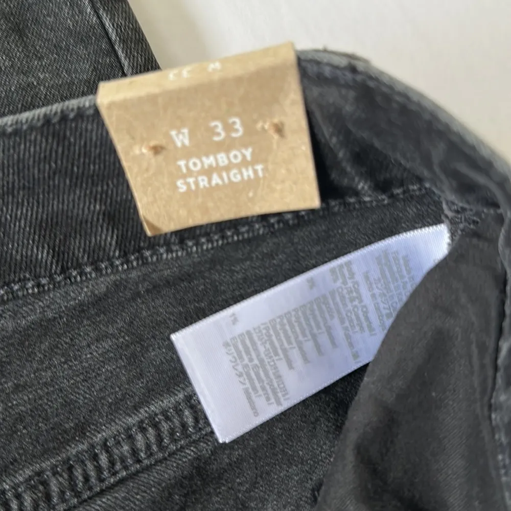 Madewell Tomboy Straight Jeans in Lunar Wash Size 33 NWT - Image 7