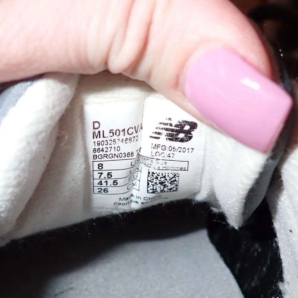 New Balance Women's 501 Sneakers Casual Shoes size 8 in Navy and Gray - Image 10