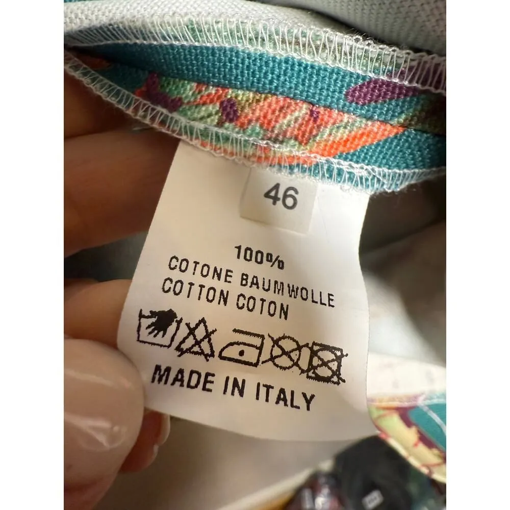 NWT RARE Laboratorio Capri GALEGA Butterfly Maxi Skirt Sz. L (10) Blue Size L - Image 6