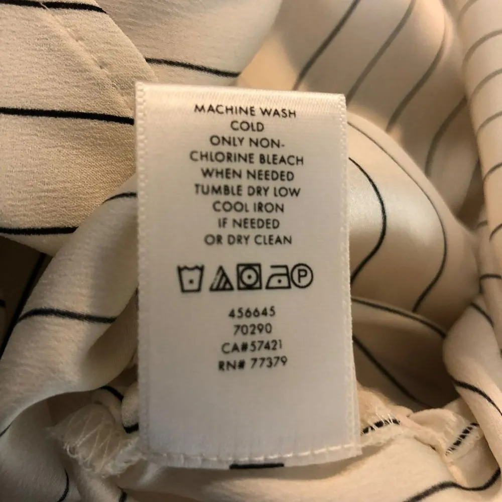 Ann Taylor Blouse Womens ST Tall New Striped Sleeveless - Image 12