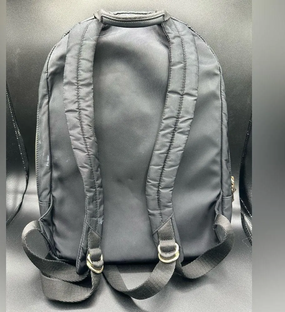 Knomo London Black Travel RFID Nylon Backpack - Image 4