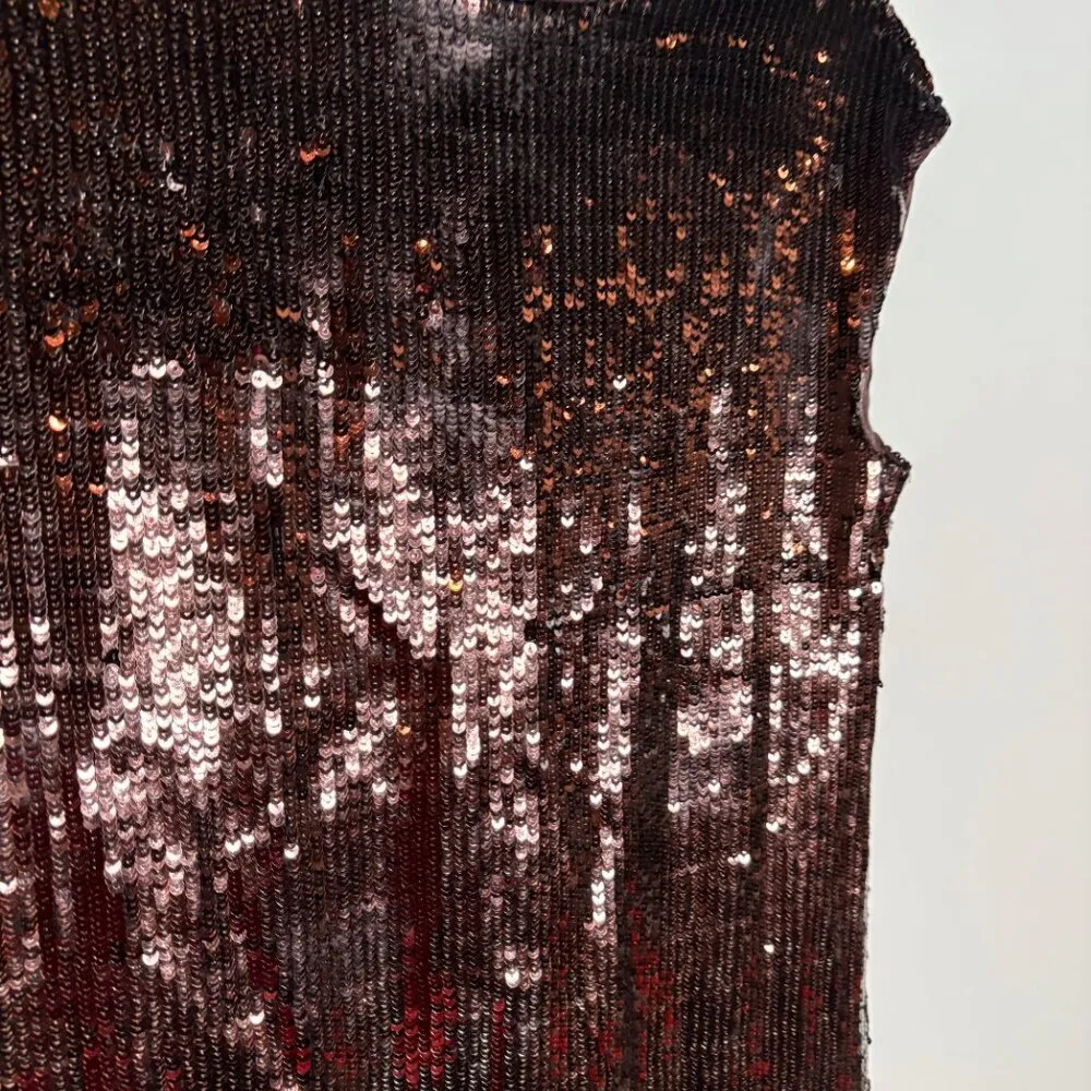 Anthropologie Maeve Kara Sequined Party Dress - Image 3