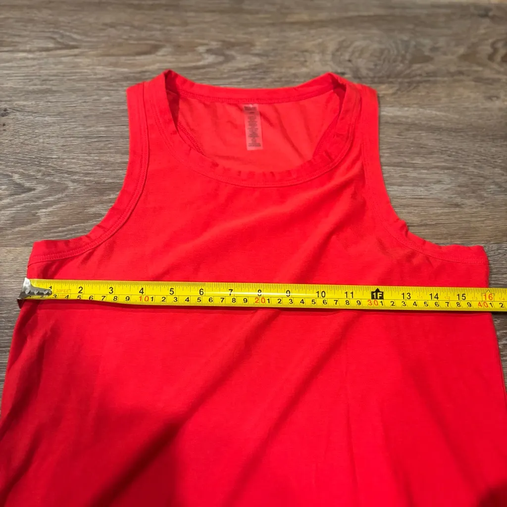 Beyond Yoga Featherweight Rebalance Tank Top Women’s Large Red Lightweight - Image 6