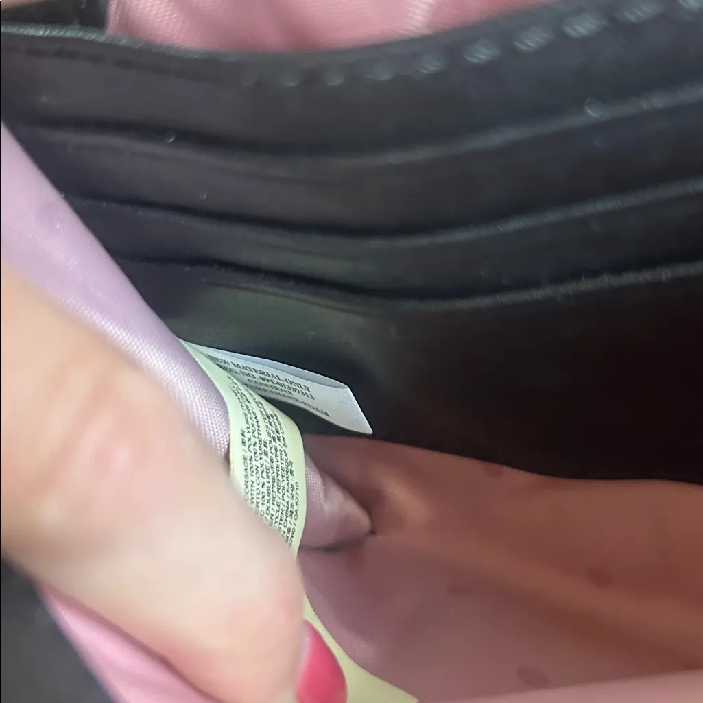 Kate Spade Wyn Reese Park black leather crossbody chain strap retro old money - Image 10