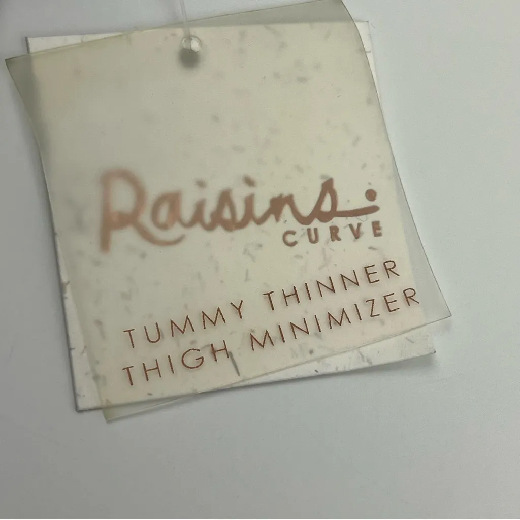 Raisins‎ Curve Trendy Plus Size Lucia Twist-Front Swimdress Womens Black 22W NEW - Image 7