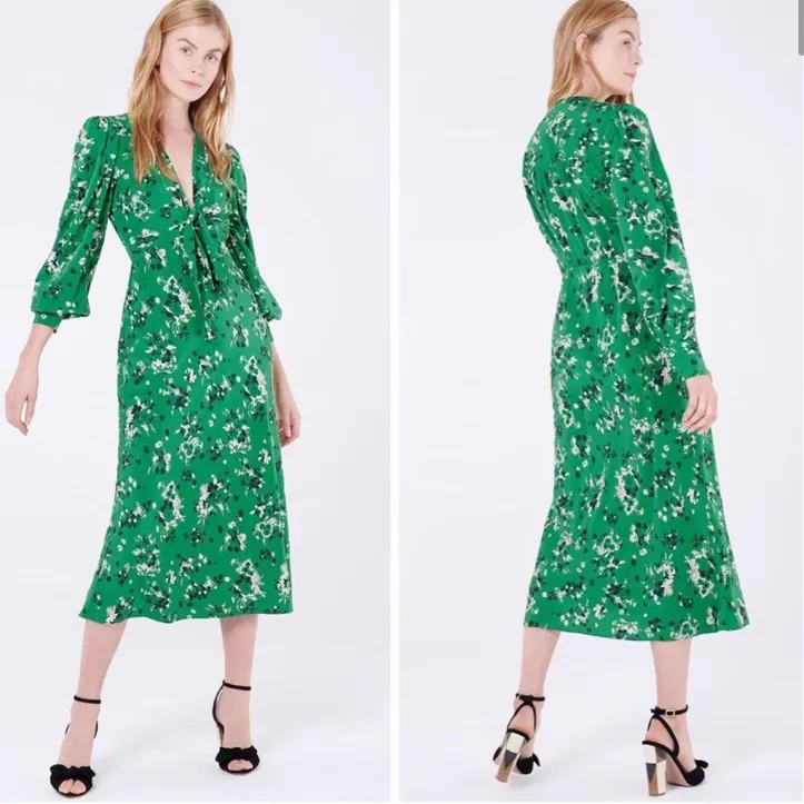 Veronica Beard Amber Green Dress - Image 2