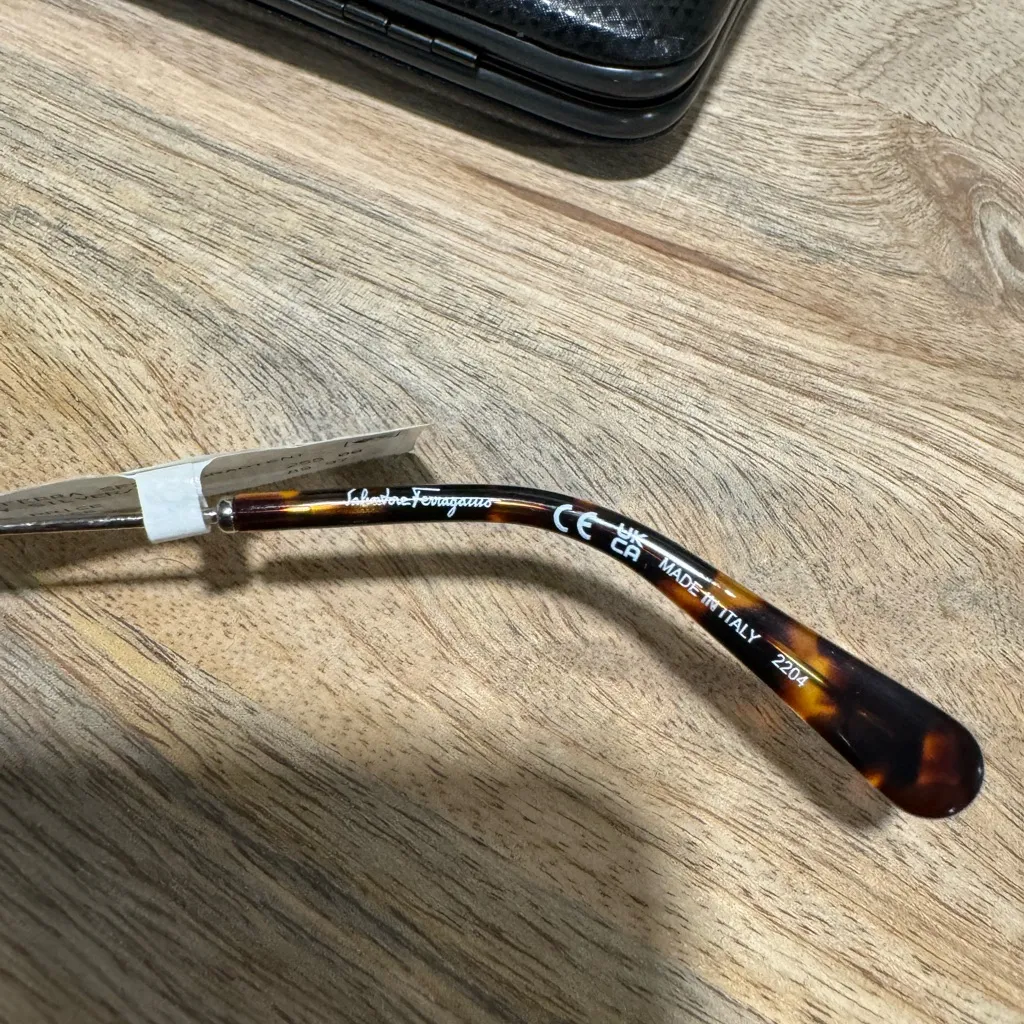 ONE DAY SALE💫
SALVATORE FERRAGAMO silver/blue round sunglasses 🦋 - Image 11