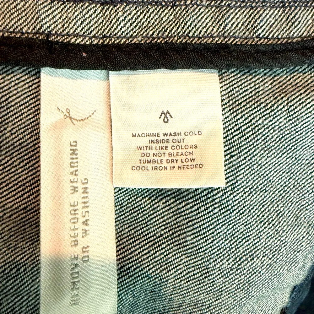 Vintage Black Martin + Osa Blue Jean Jacket Classic Style Sz 6 Blazer - Image 6