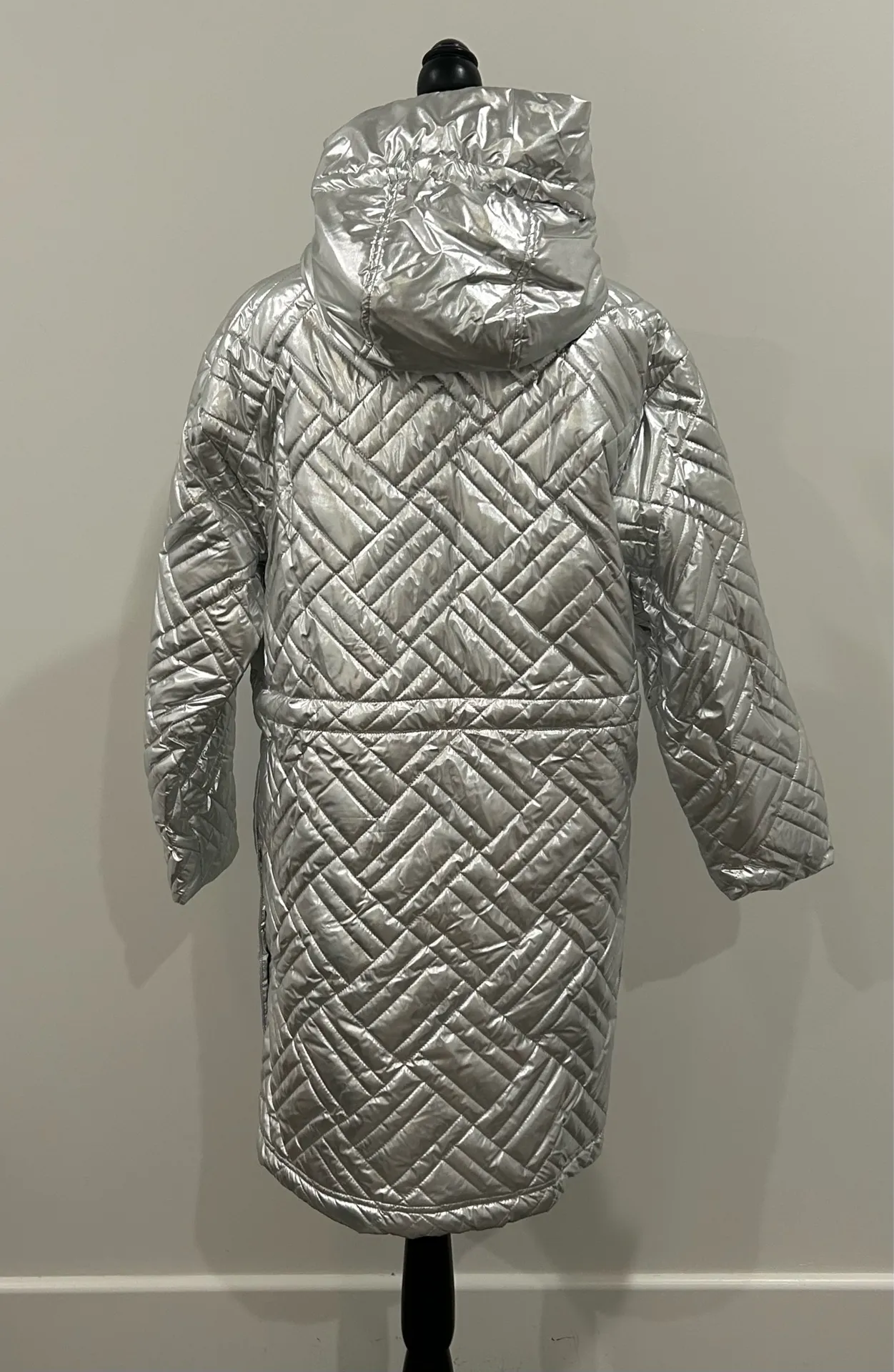 Michael by Michael Kors Metallic Puffer Jacket - Image 6