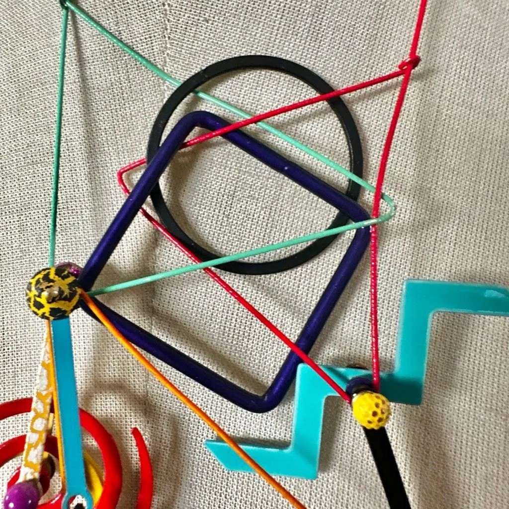 Eve Kaplin “Concentration” Kinetic Enamel Necklace - Image 2