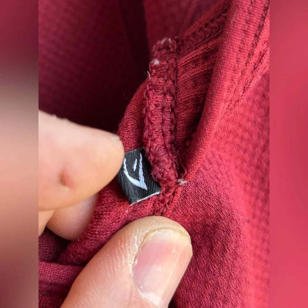 Gymshark | Burgundy Cropped Sports Tank | Women’s Small - Image 2