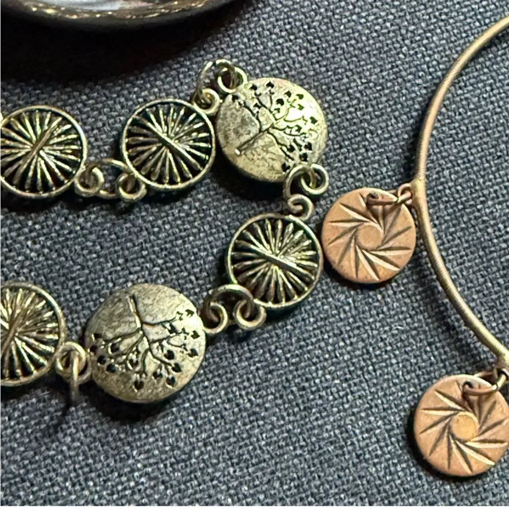 Bracelets Lot Fun Boho and Classic Styles Gold - Image 4