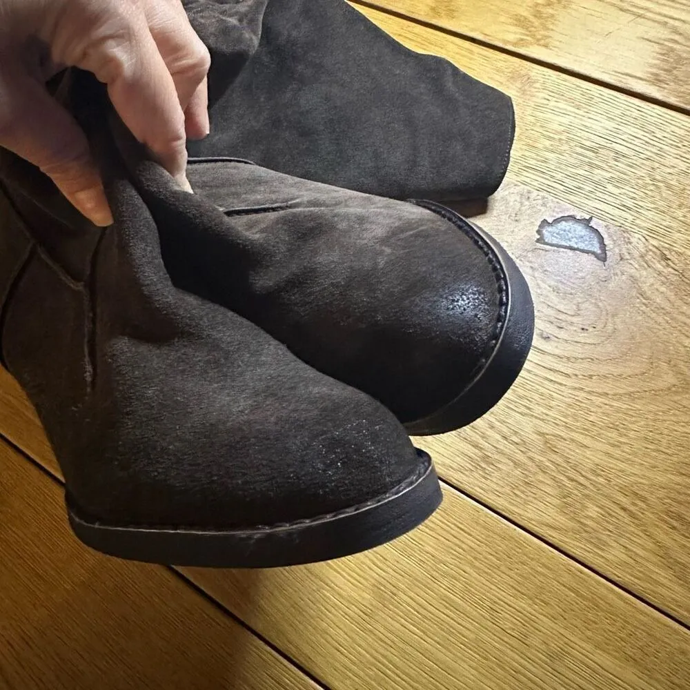 Bronx brown suede tall heeled boots 39 Brown Size 8.5 - Image 7