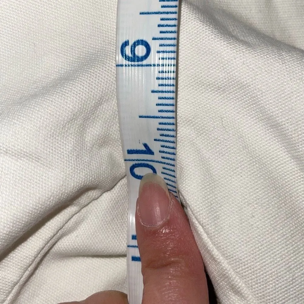 Marine Layer Maya Slim Straight Crop Leg Utility Pant Painter White Size 0 NWT - Image 11