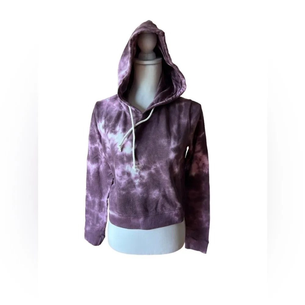 NEW‎ Threads 4 Thought Purple White Tie-Dye Hoodie - Image 2