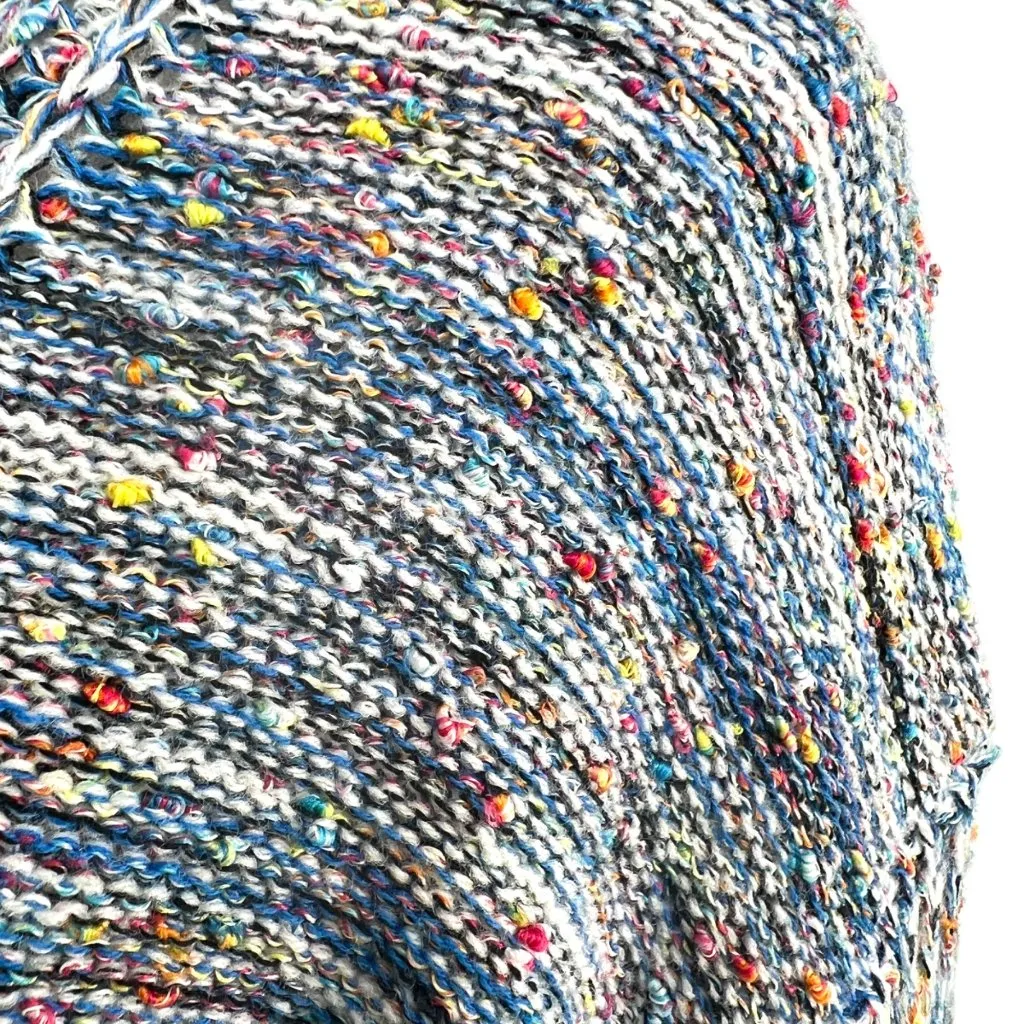 Rails Speckled Blue Elsa Sweater Multicolor Knit Long Sleeve Crewneck Size Small - Image 4