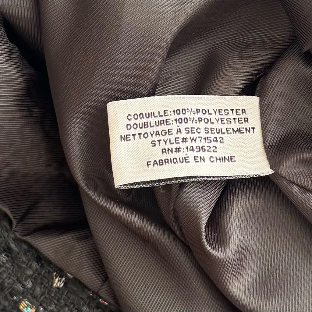 Walter Baker Amberly Dress Broadway Tweed Black - Image 8