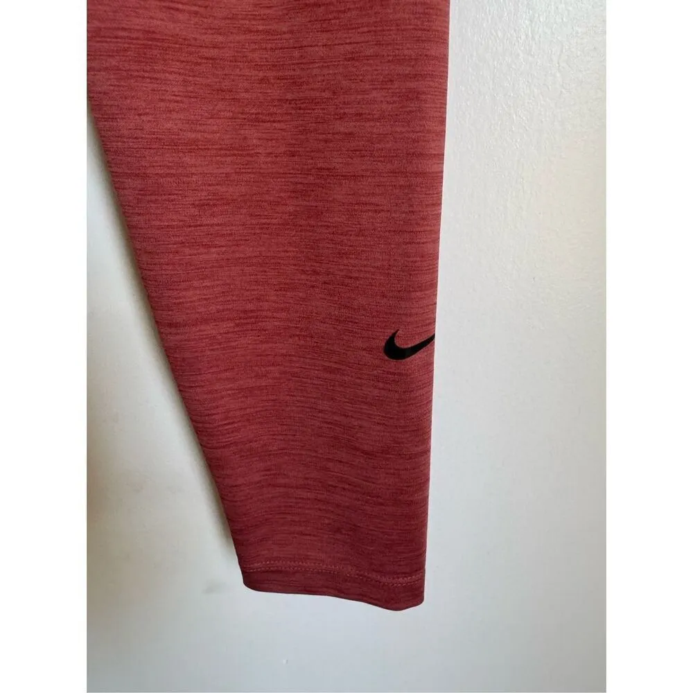 NIKE Dri Fit women’s heathered high rise pants sz S active gym - Image 7