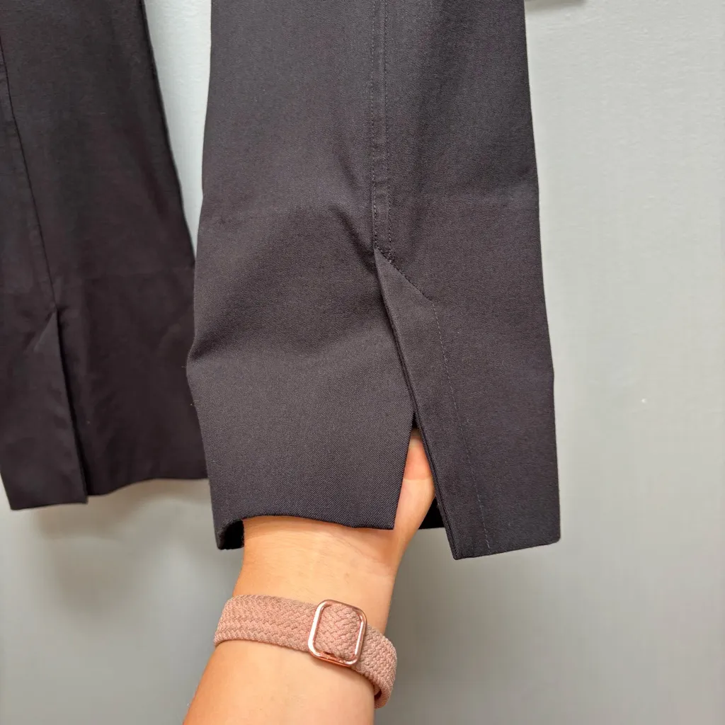 AYR The Sizzle Split Hem Ankle Pant in Black 6 - Image 5