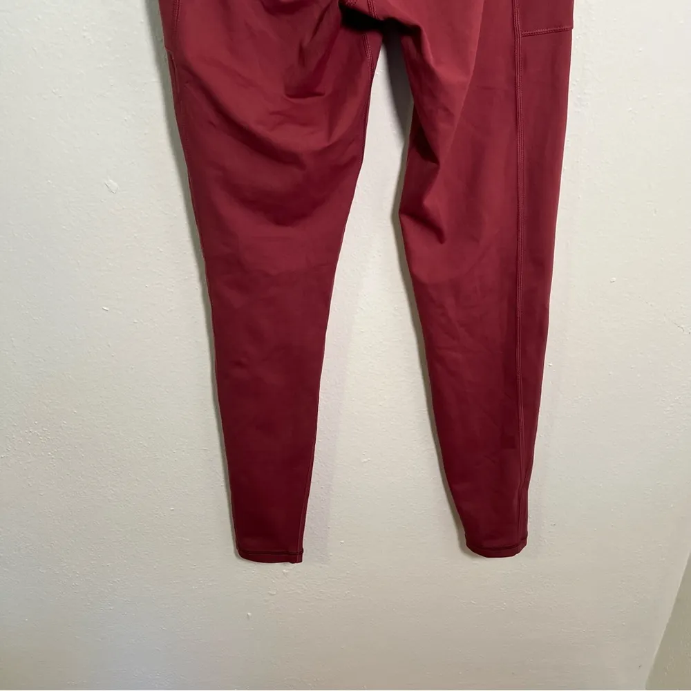 Lilybod Revolve Leggings Dark Red Crimson S - Image 9