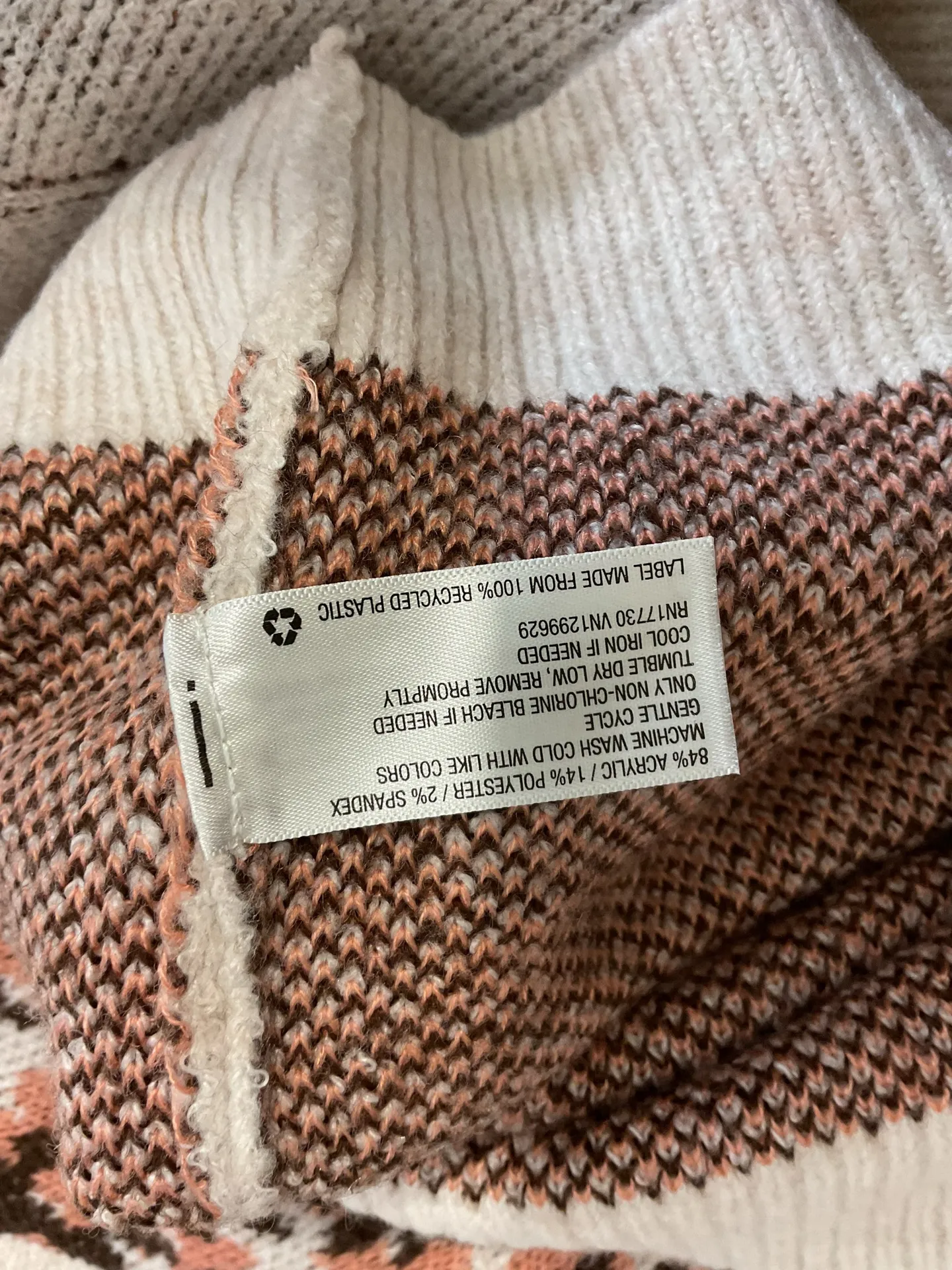 Knox Rose Floral Knitted Sweater Size Small - Image 6