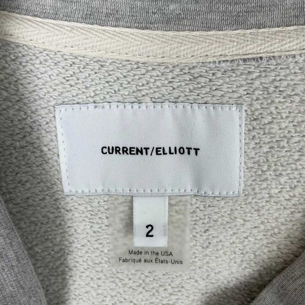 Current/Elliott Current Elliot Cora Knit Bomber Jacket Bell Sleeve - Image 6