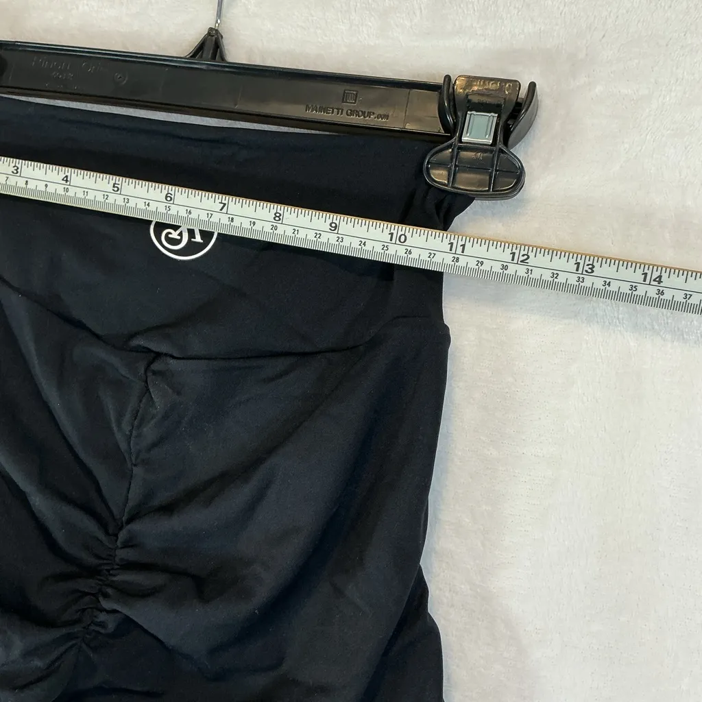 Allure Black Women's Athletic Shorts with Side Ties - Image 6