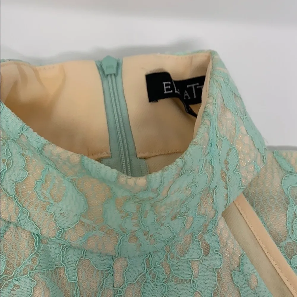 Revolve Elliatt dress Revolve cocktail Lace Halter cocktail dress teal XS - Image 5