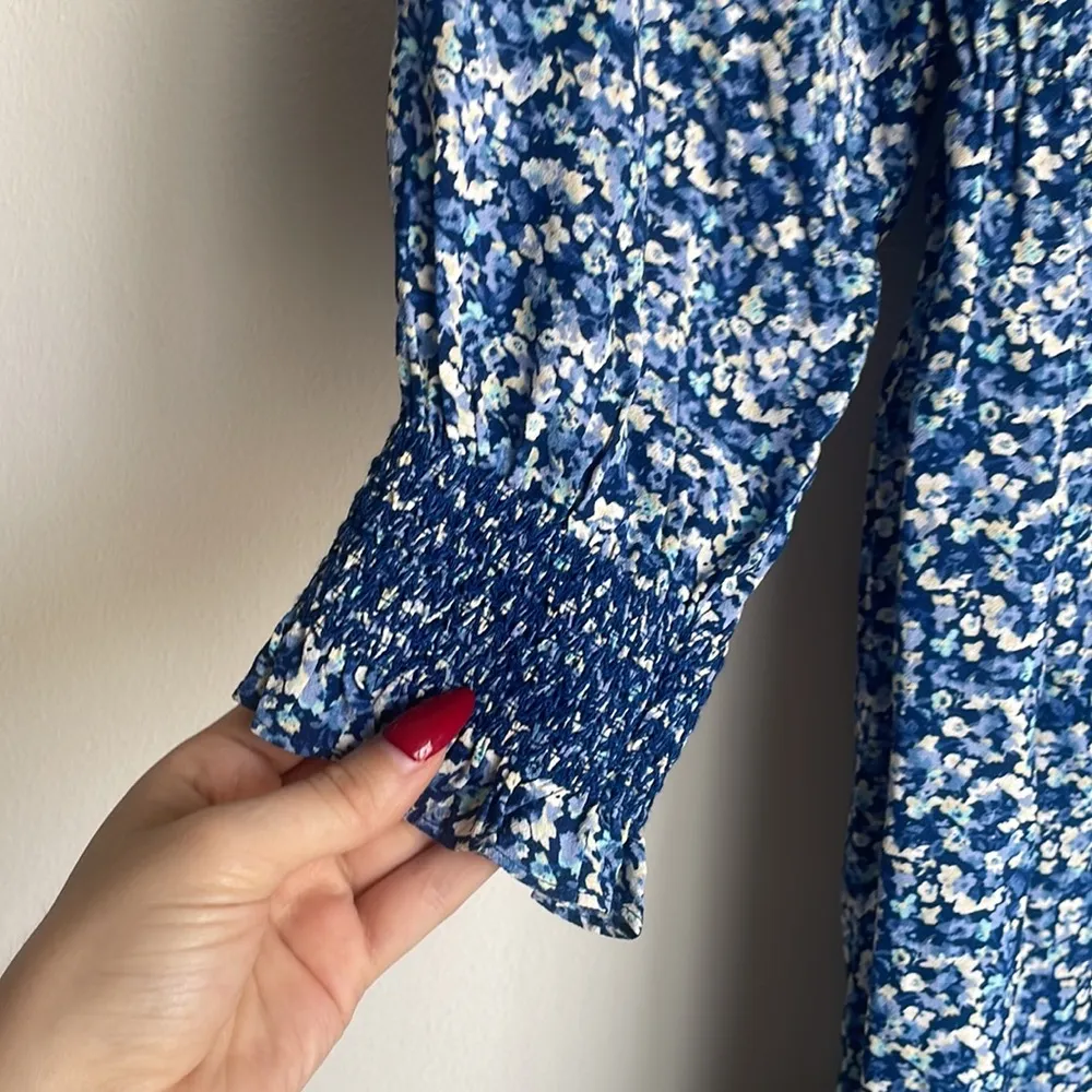 RAILS Eliza Blue Floral Mini Dress - Image 5