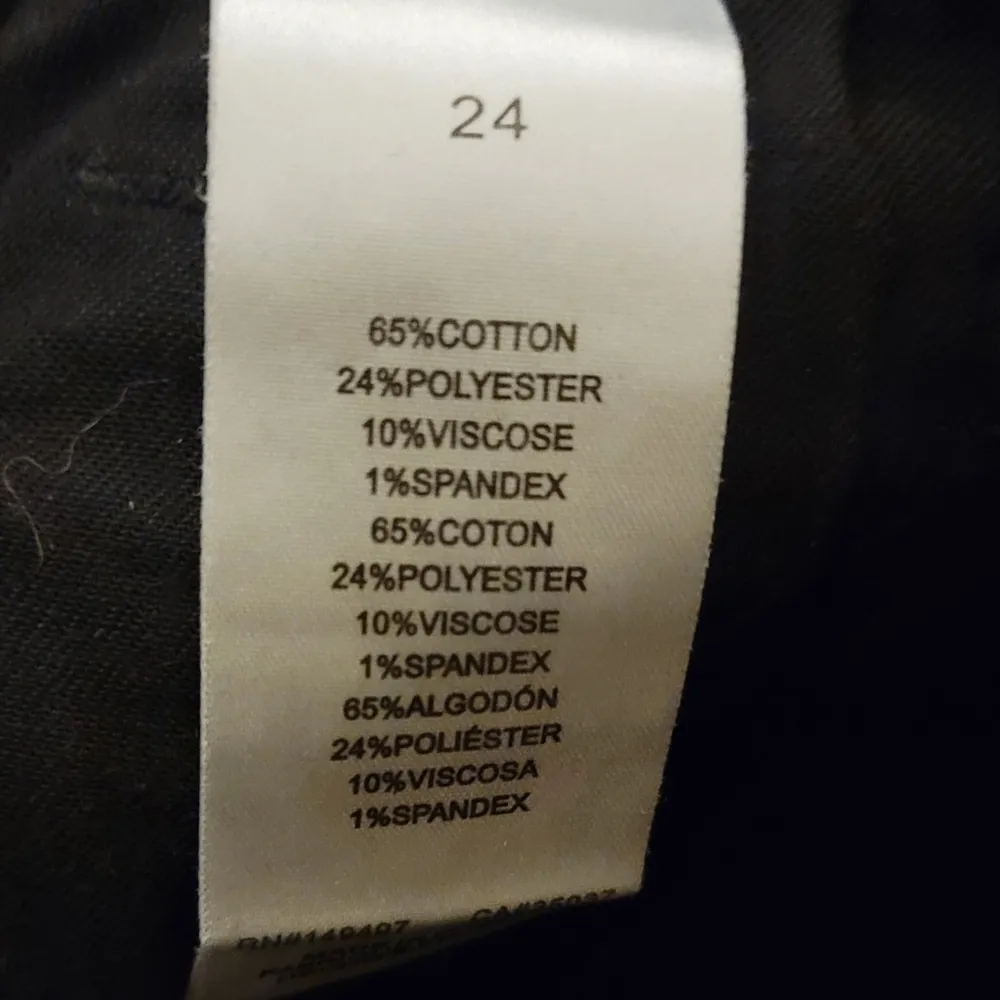 Sam Edelman Black The Stiletto High Rise Skinny Ankle Lace Hem Jeans 24 - Image 4