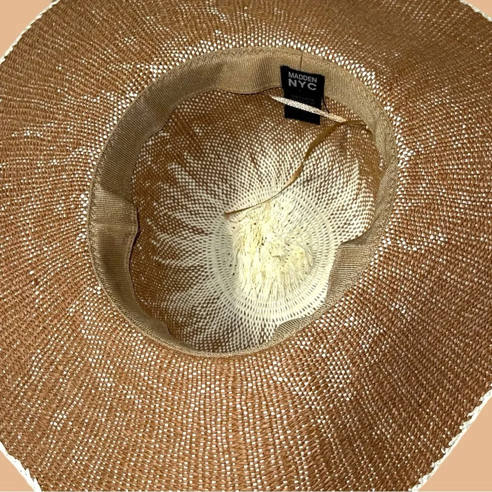Madden Stylish Tan fade out Wide-Brim Hat - Image 6