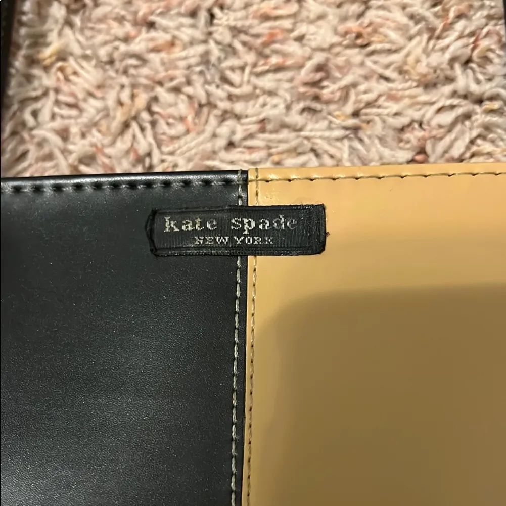 Vintage kate spade Black and Tan Checkered Shoulder Bag - Image 2