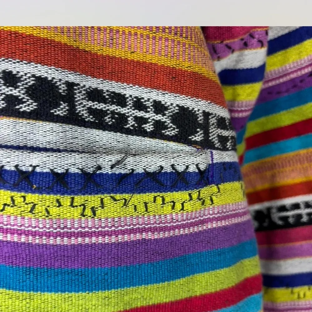 Vintage Bold Aztec Inspired Women's button-up Size Small/Medium - Image 4