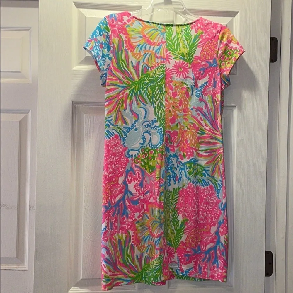 Lilly Pulitzer Brewster Lovers Coral Dress - Image 6