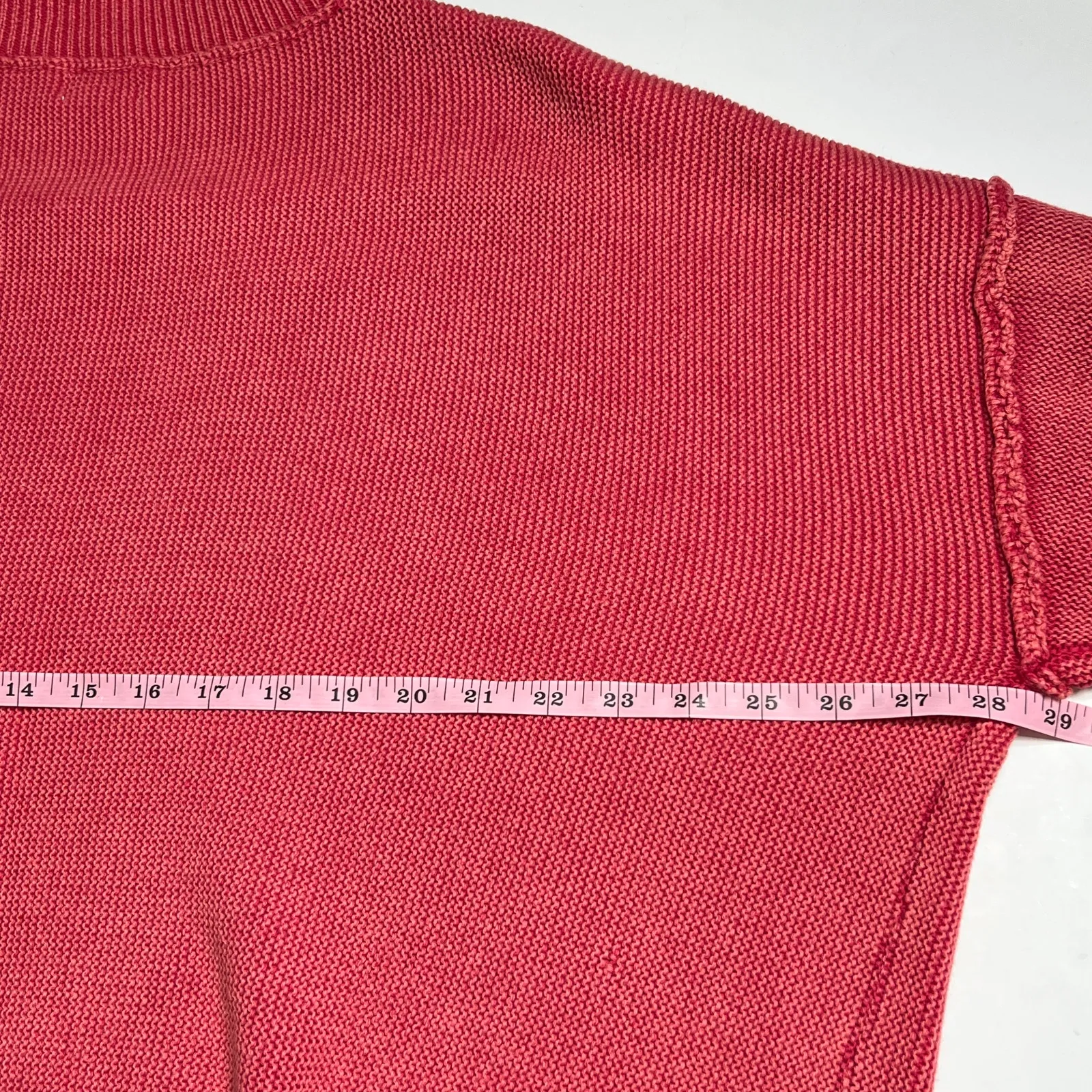 POL Open Front Cardigan Sweater Red Size Medium - Image 9