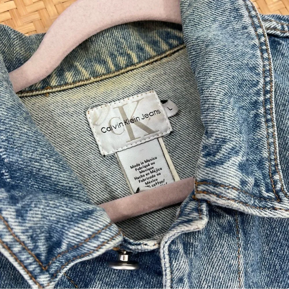 Vintage‎ 90’s Calvin Klein jeans denim jacket - Image 2