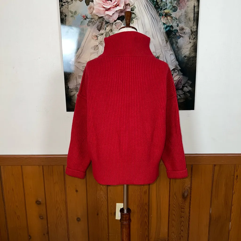 Super Cool Vintage Y2K Banana Republic Heavy Cotton Ribbed Sweater! - Image 6