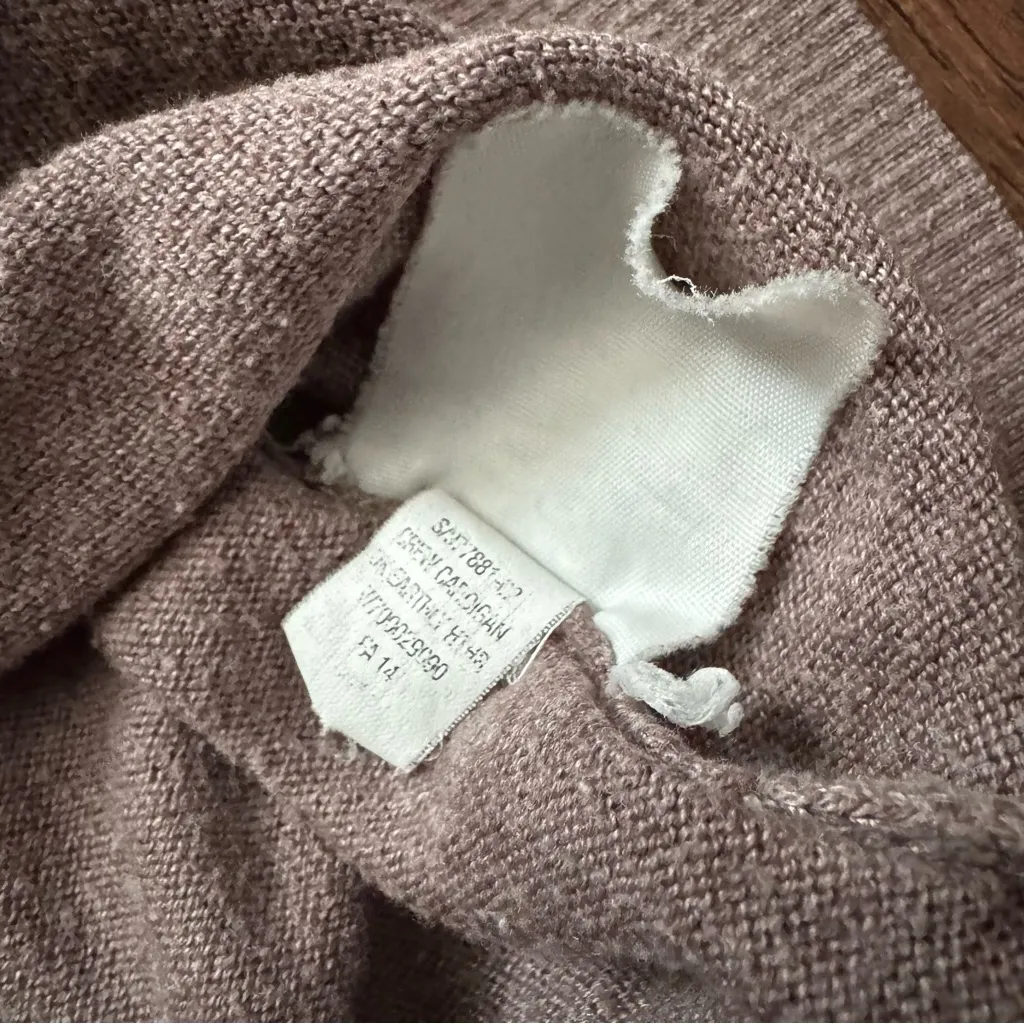 OLD NAVY taupe cardigan, size M - Image 9