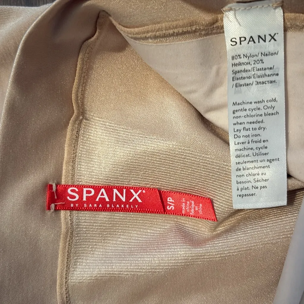 Spanx Small OnCore Nude High Waisted Mid Thigh Short Shapewear - Image 6