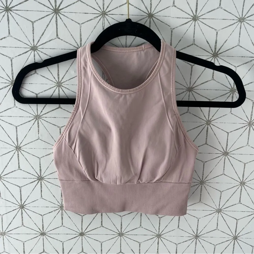 Lululemon Ebb to Train Bra *Medium Support, C/D Cup
Porcelain Pink - Image 4