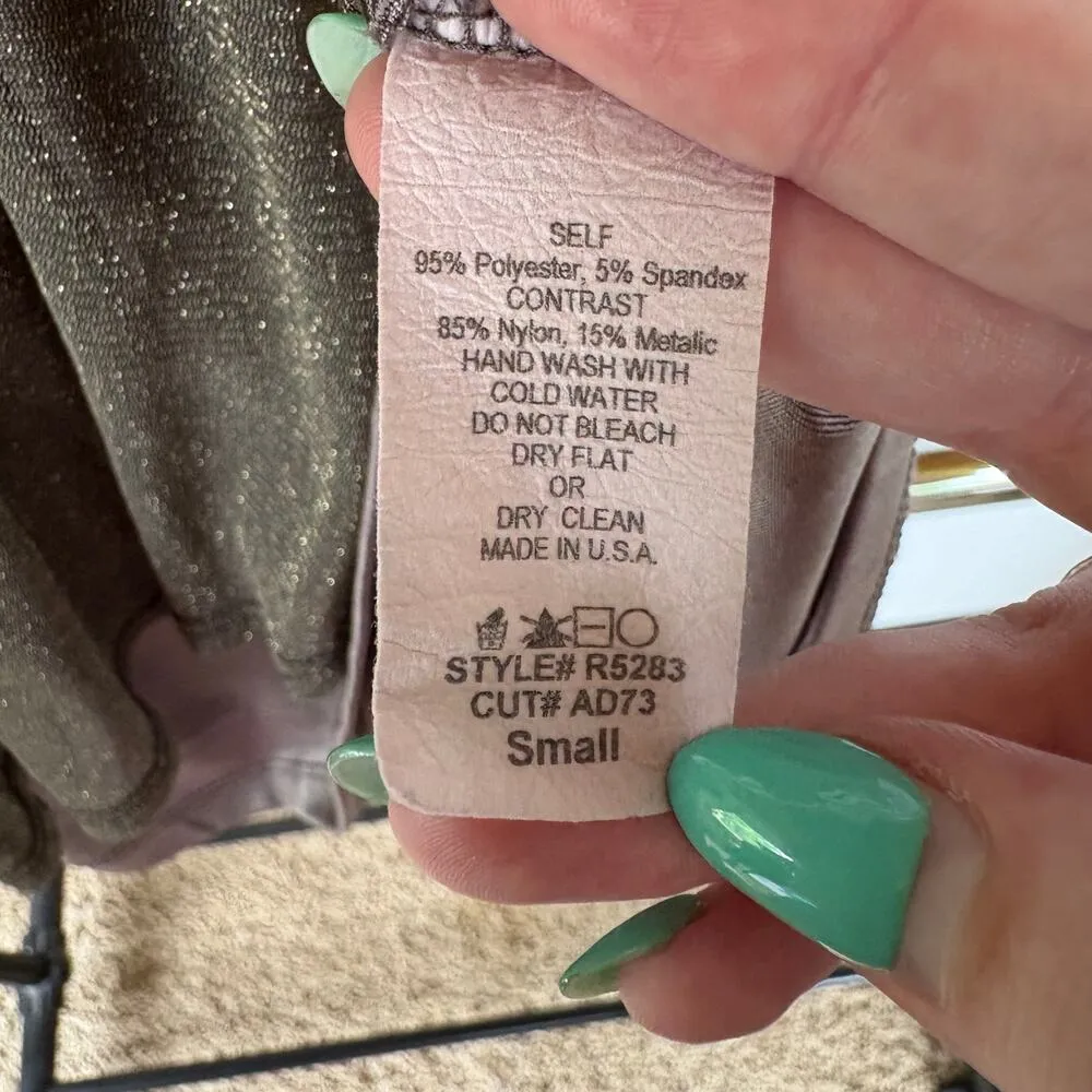 Y2K Fairy Gray Babydoll Scoop Neck Goddess Dance Top Pixie Balletcore Small - Image 6