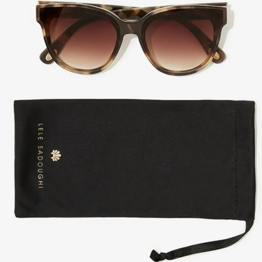 LELE SADOUGHI TORTOISE SUNGLASSES - Image 2