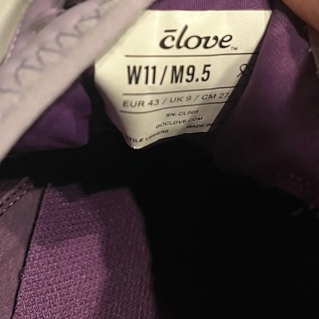 Clove women’s classic lavender shoes size 11 nursing professional comfort Purple - Image 8