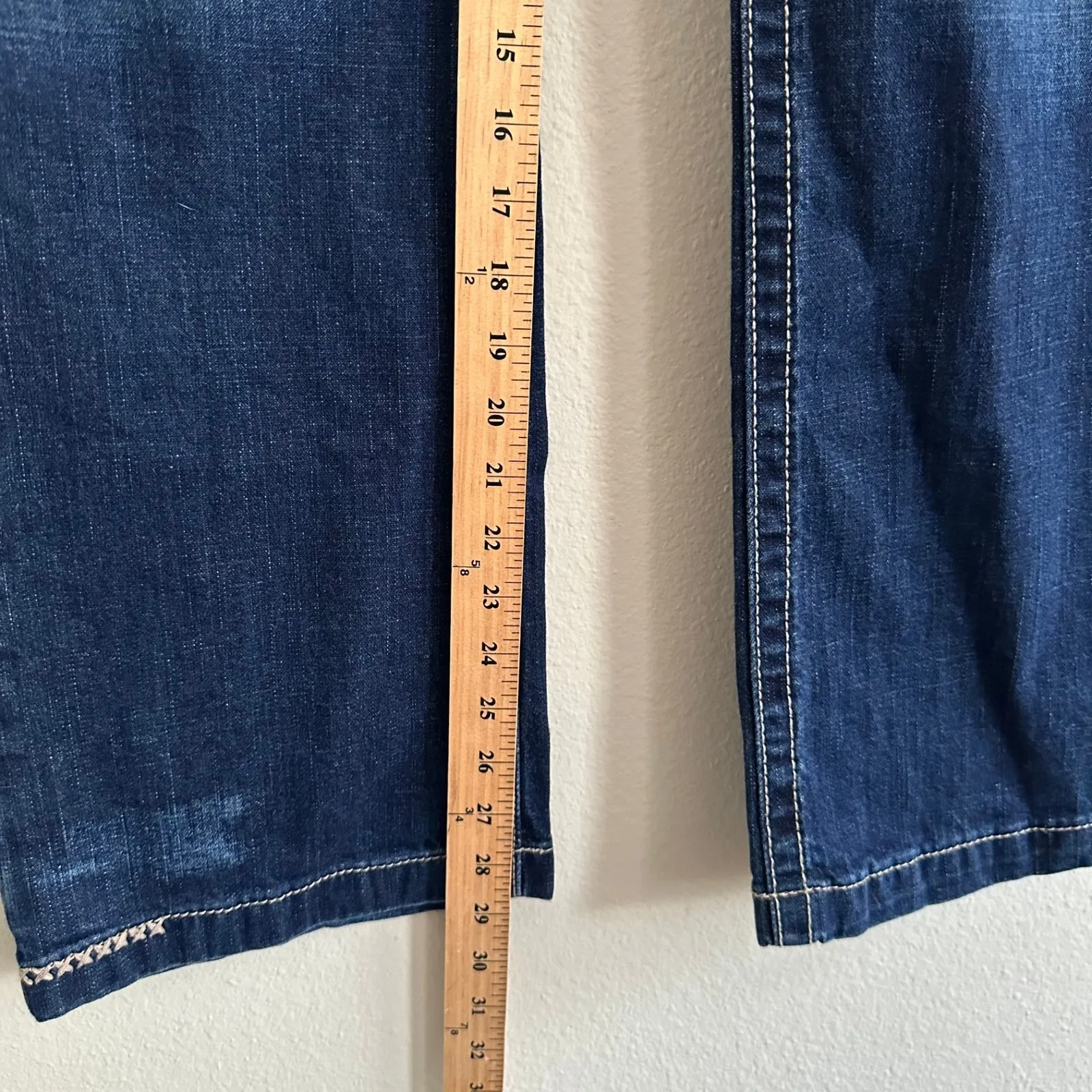 Cruel Denim Jayley Jeans‎ Women's 26 1R Stitching Pockets Bootcut Dark Wash - Image 12