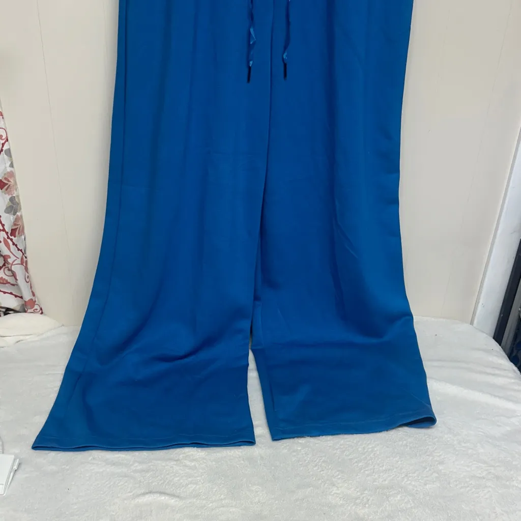 Serra Vibrant Blue Sleeveless Jumpsuit - Image 4