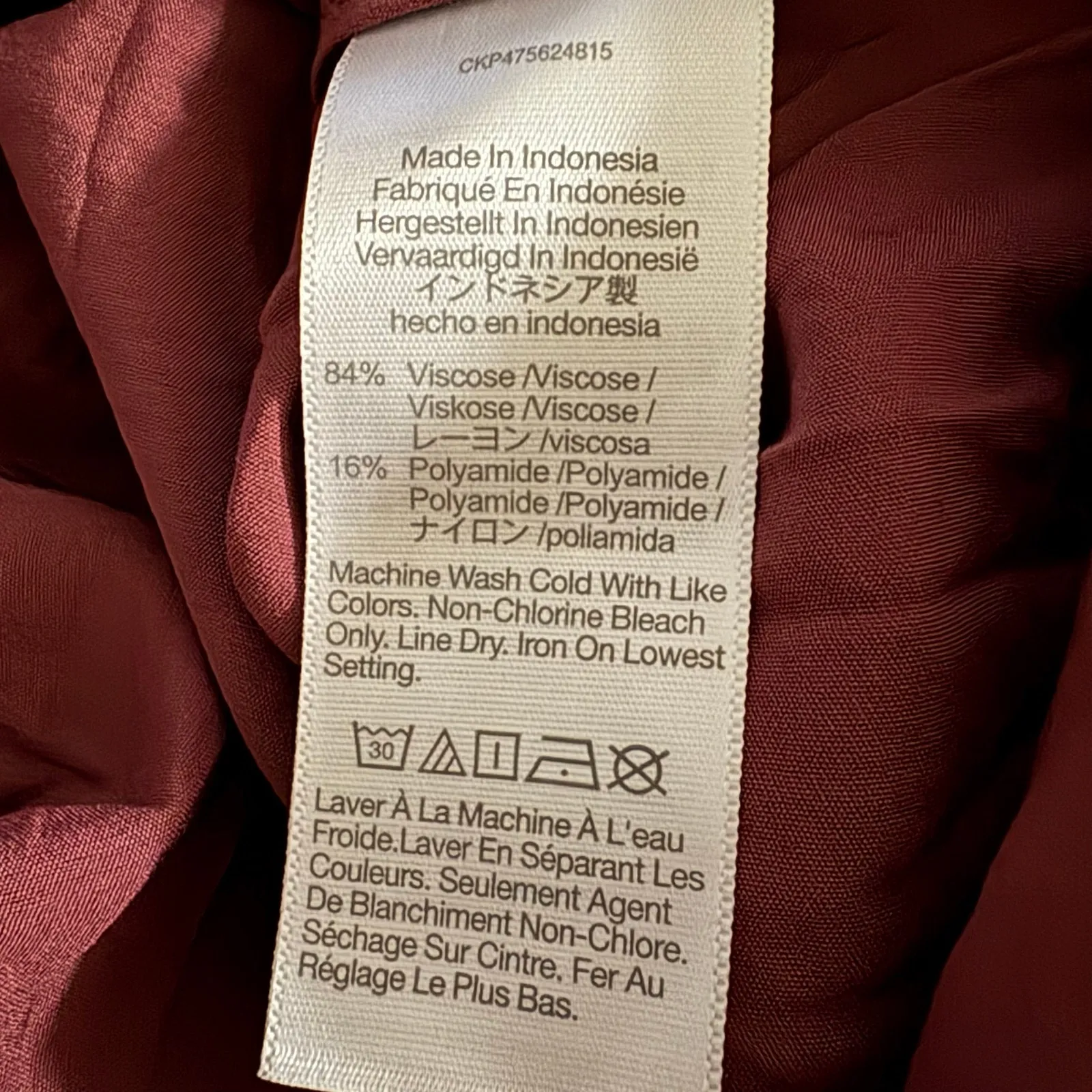 Madewell The Layton Midi Slip Skirt in Pressed Grape 10 Women’s NL332 - Image 4