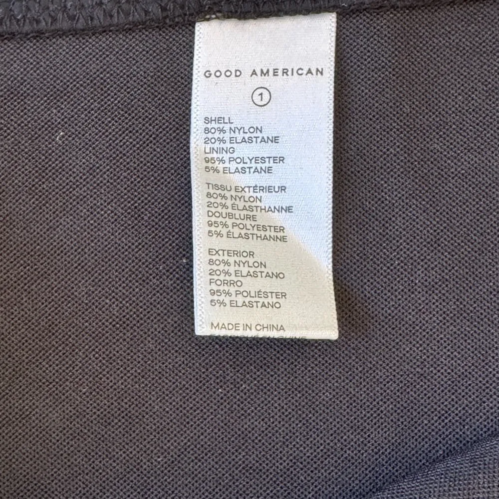 NWT Good American Bikini Black bottom Small - Image 4