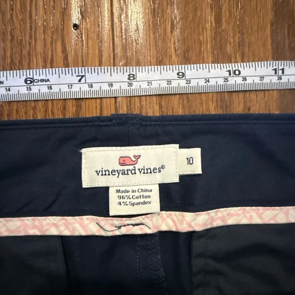 Vineyard Vines navy day boat chino pencil skirt size 10 - Image 4