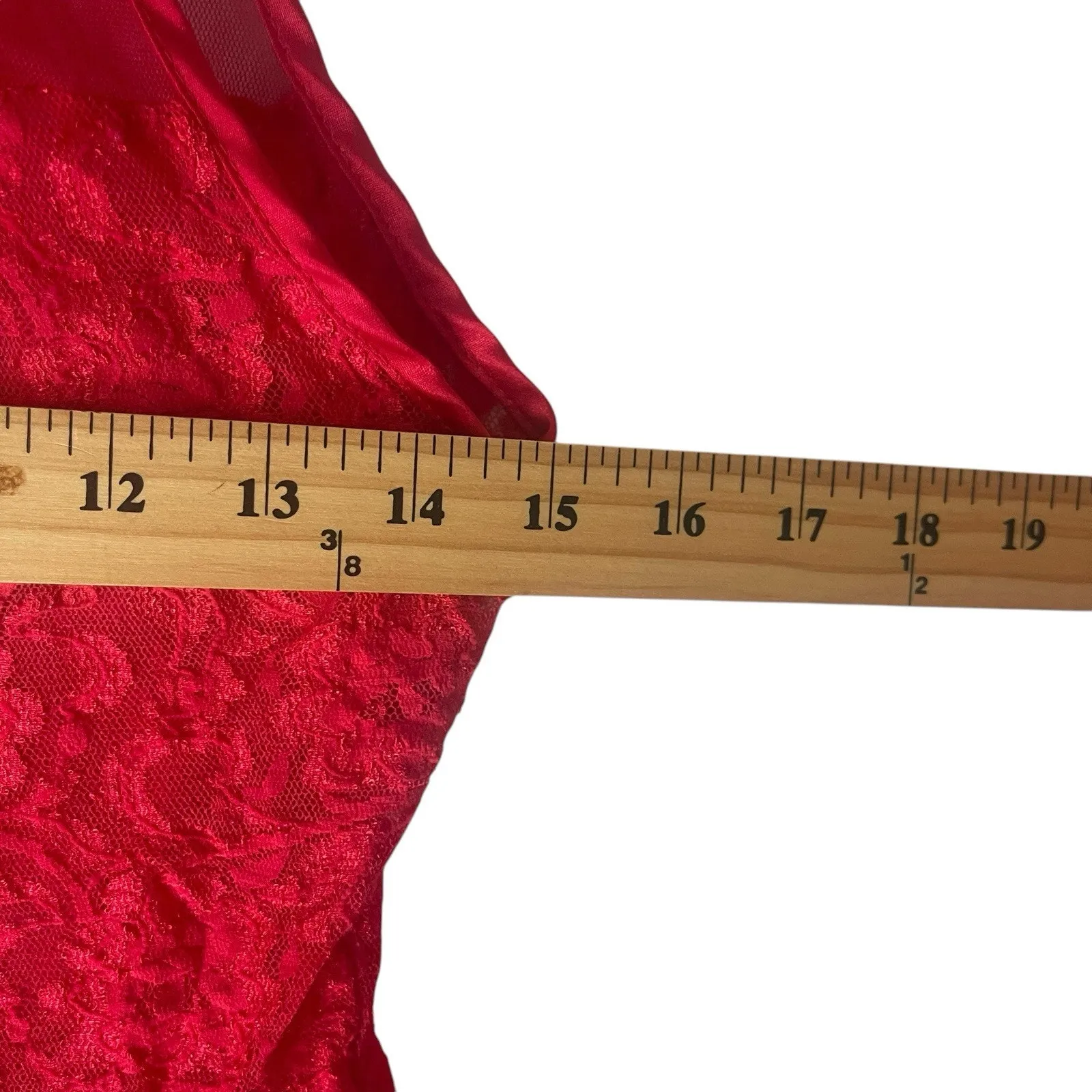 Secret Treasures Vintage 90s Large‎ Lace Sewuin Floral Sexy Babydoll Lingere Top - Image 8